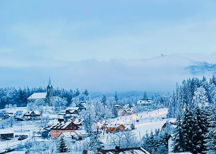 Z Widokiem Swierkowe 8 - Z Widokiem Na Gory, Blisko Stoku Narciarskiego Dolina Szczescia شقة